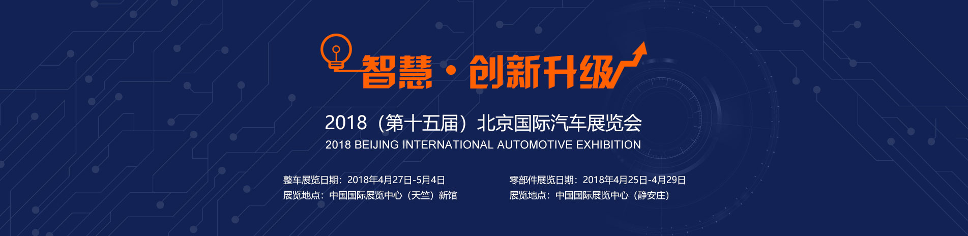 智慧 · 创新升级 2018北京国际汽车展览会